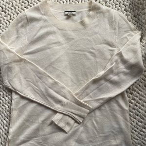 J. Crew 100% Cashmere creme colored sweater